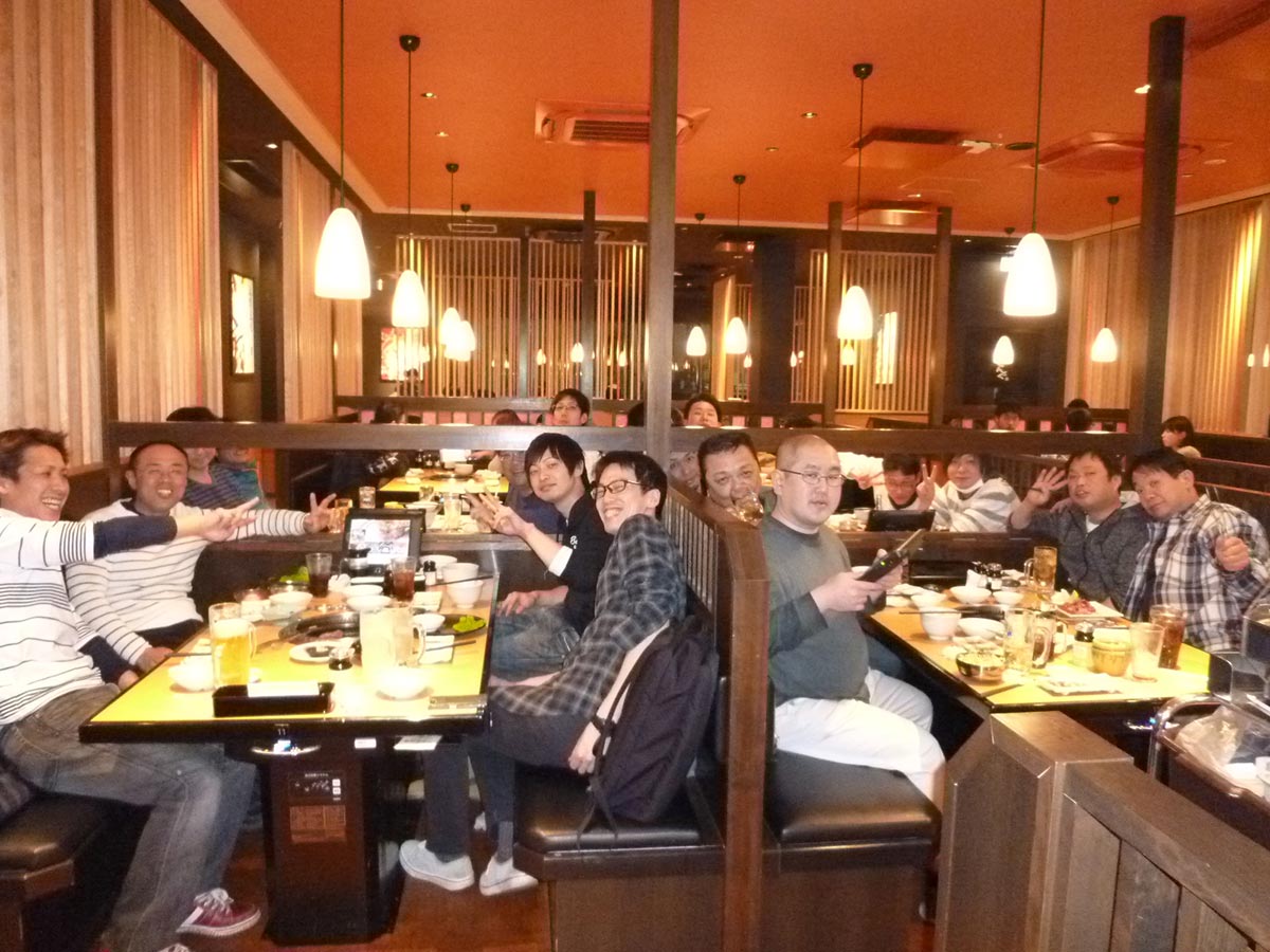 画像：慰労会（焼肉）　